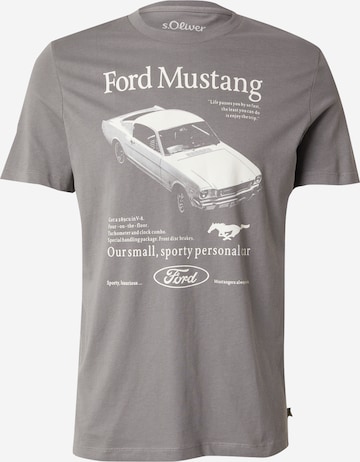 T-Shirt s.Oliver en gris : devant