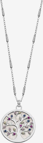 LOTUS SILVER Necklace in Silver: front