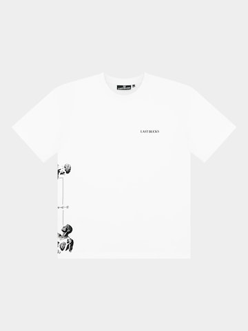 Last Bucks Koszulka 'Last Bucks | Balance Side Tee' w kolorze biały: przód