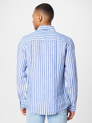 Bruun & Stengade - Regular Fit Camisa 'Valencia' em azul