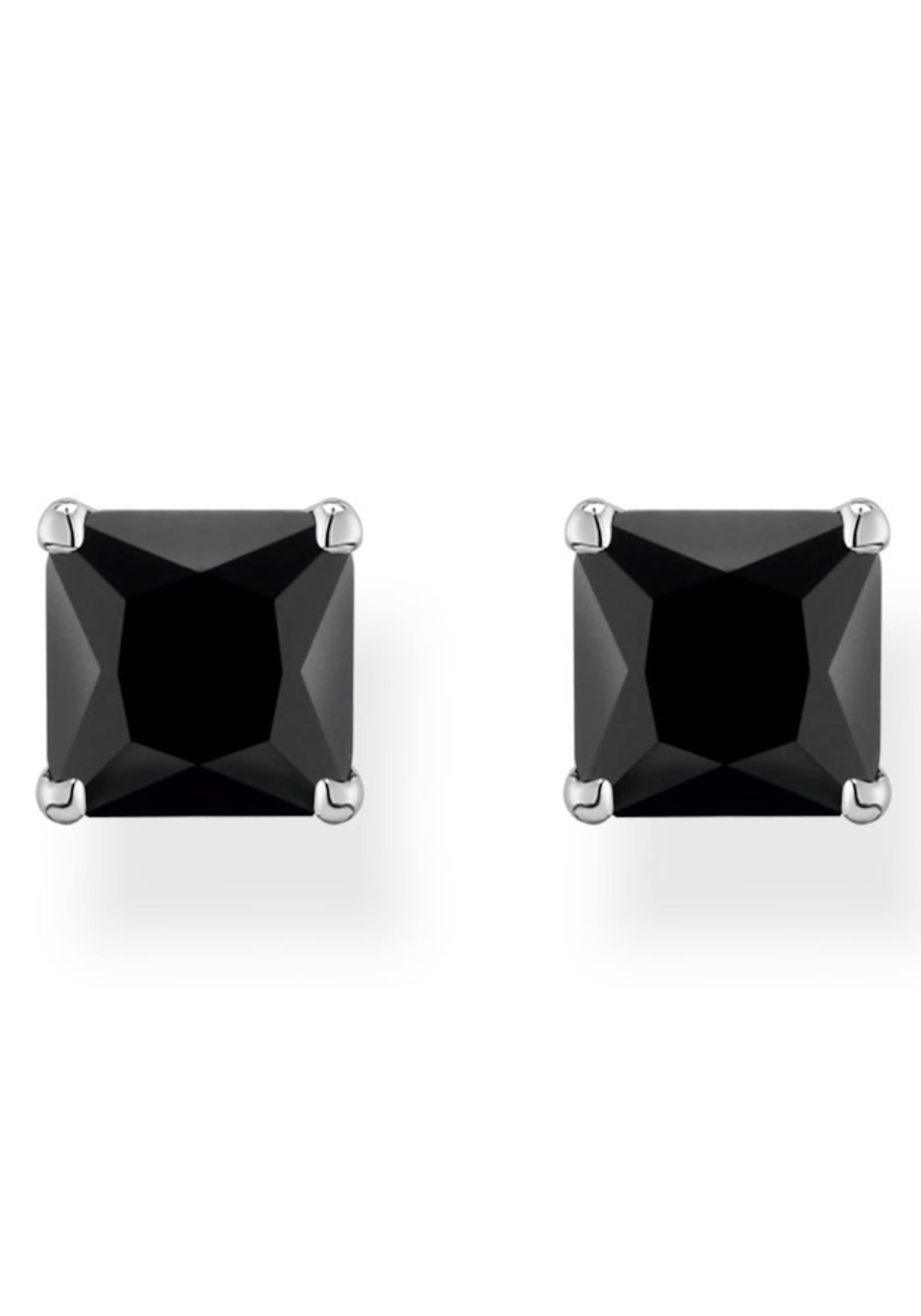 Boucles d'oreilles Thomas Sabo en argent : devant