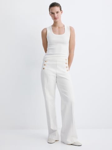 MANGO Wide leg Jeans in Wit