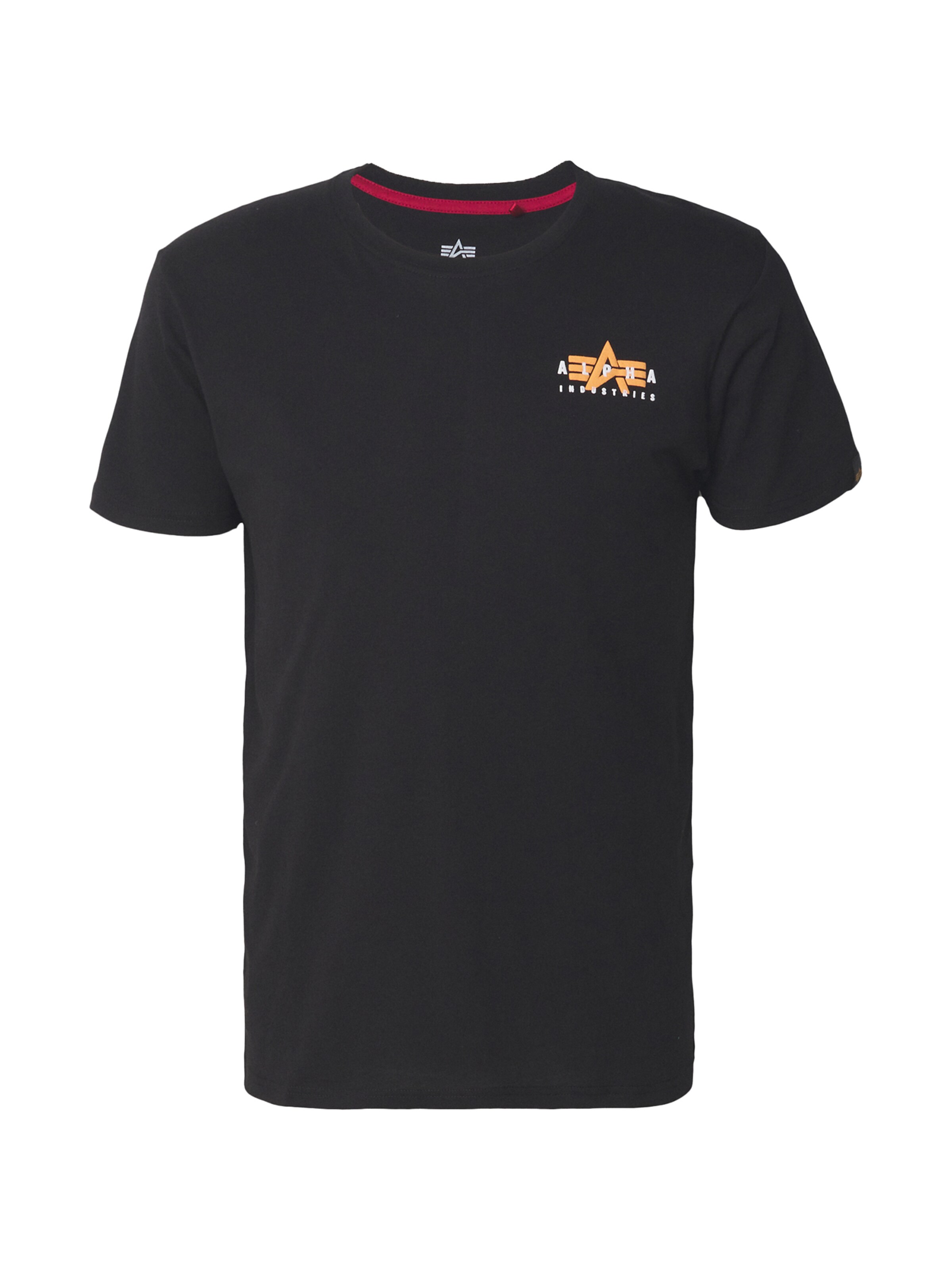 ALPHA INDUSTRIES T-Shirt in Schwarz: Vorderseite