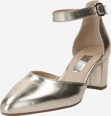 GABOR Slingback Pumps in Gold: front