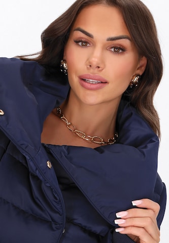 faina Wintermantel in Blauw
