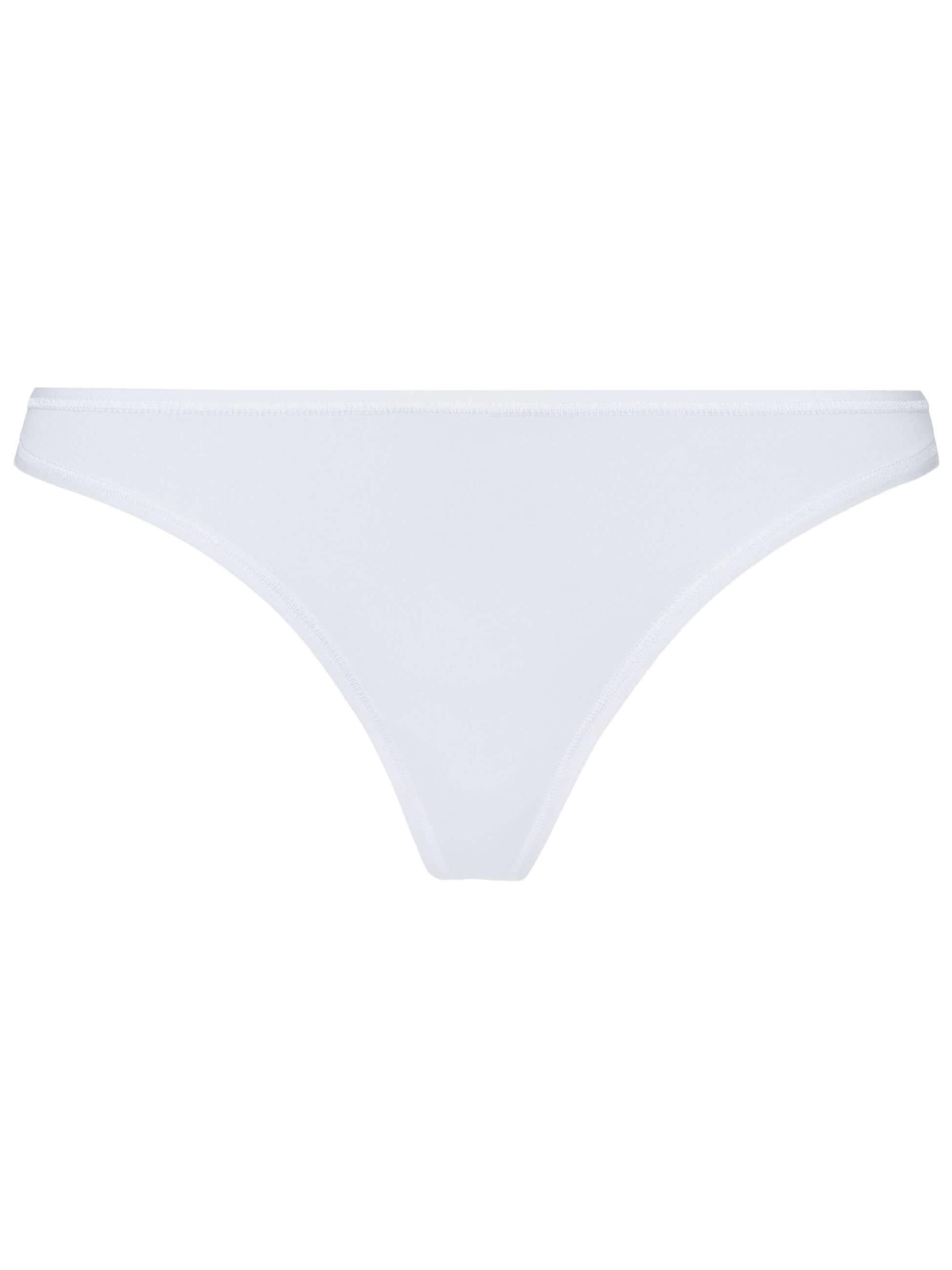 BeeDees Thong 'Hüftstring Stepy Soft String' in White: front