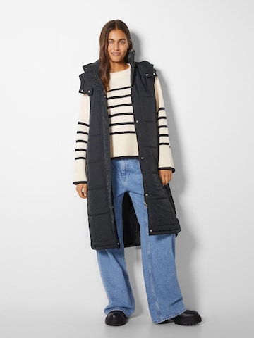 Bershka Vest in Black