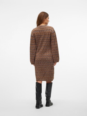 MAMALICIOUS Knit dress 'MLSKY' in Brown