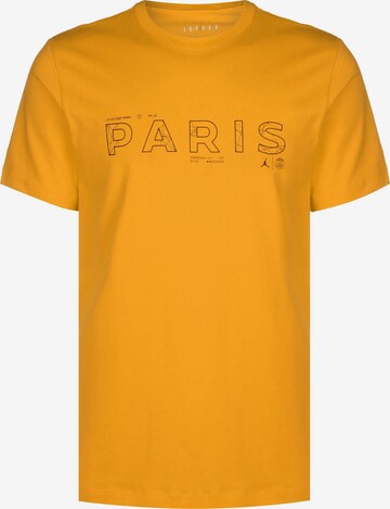 Maglietta 'Paris St.-Germain' di Jordan in giallo: frontale