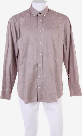 A.W.Dunmore Button Up Shirt in L in Brown: front