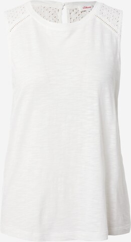 s.Oliver Top in White: front