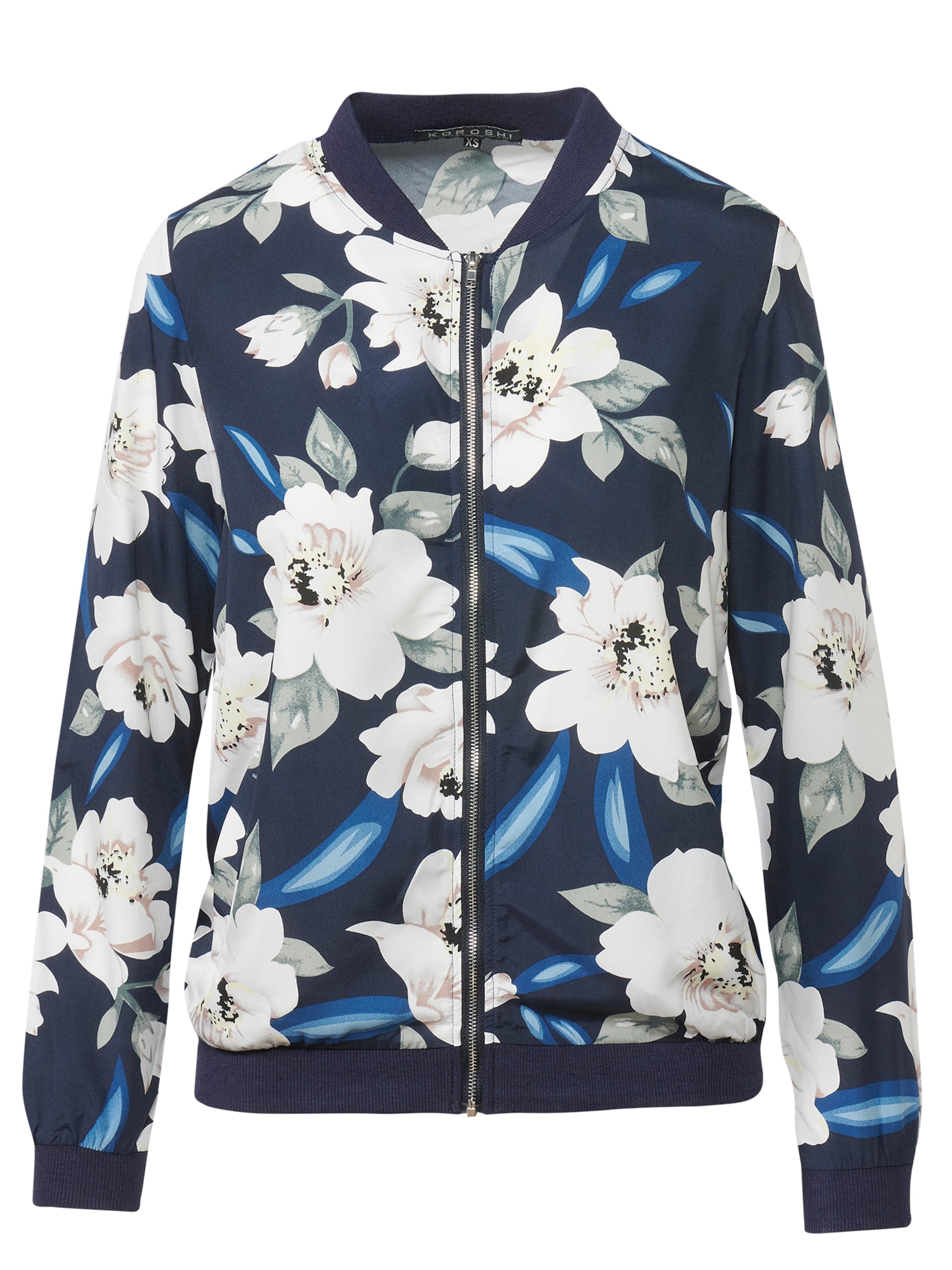 Veste de survêtement KOROSHI en bleu : devant