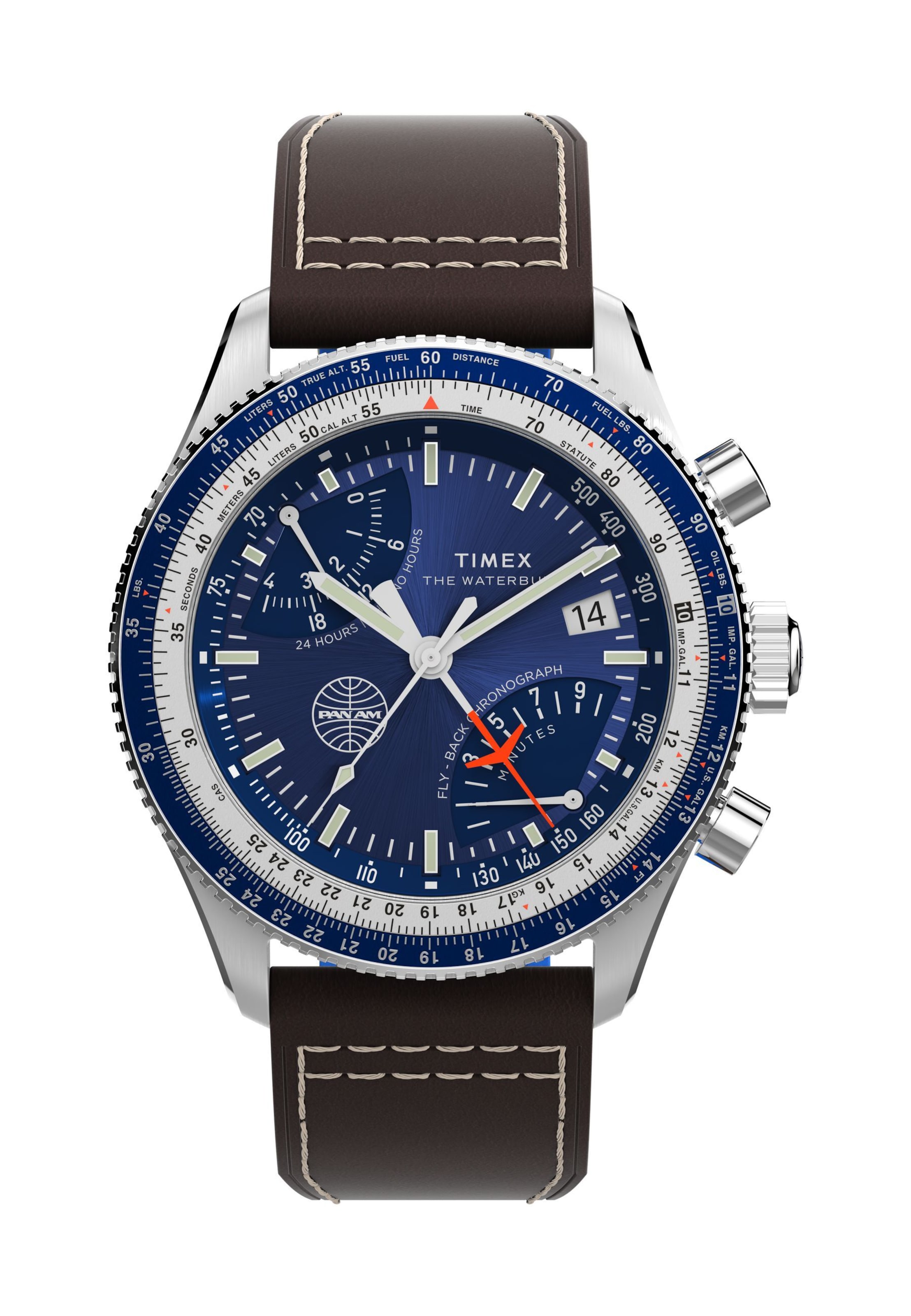 Orologio sportivo di TIMEX in marrone: frontale