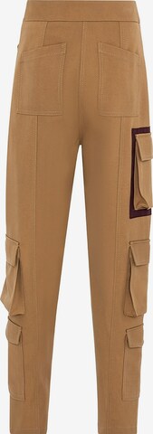 NOCTURNE Tapered Cargo trousers in Brown