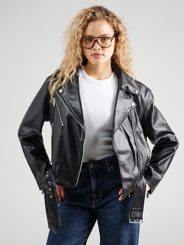 Calvin Klein JeansPrijelazna jakna - crna boja: prednji dio