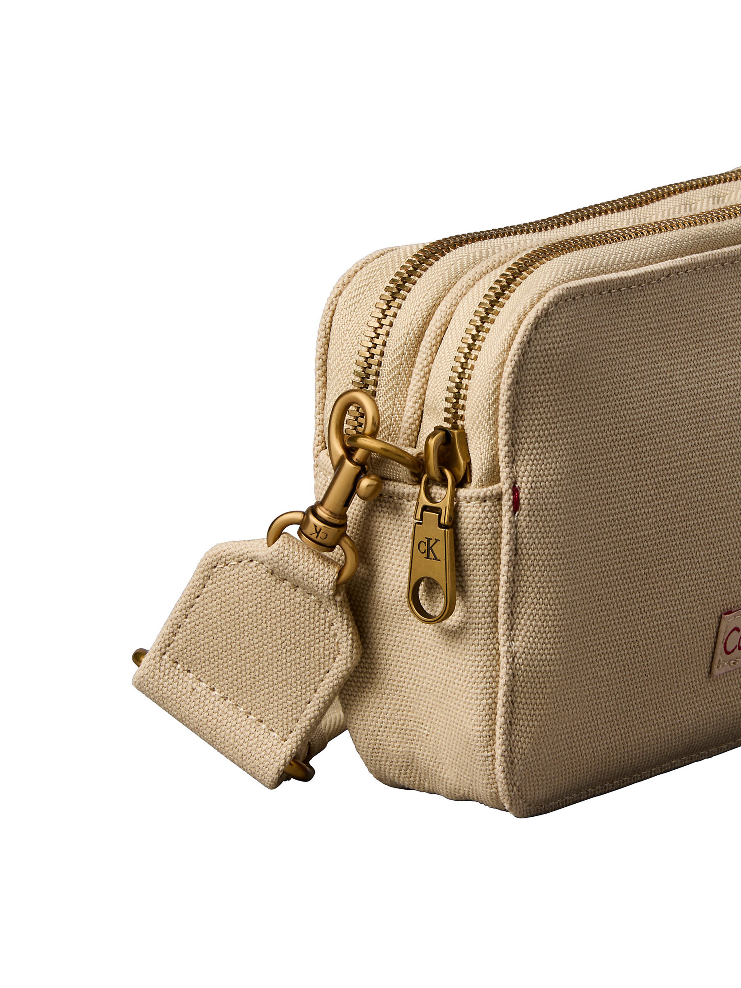 Calvin Klein Schoudertas in Beige