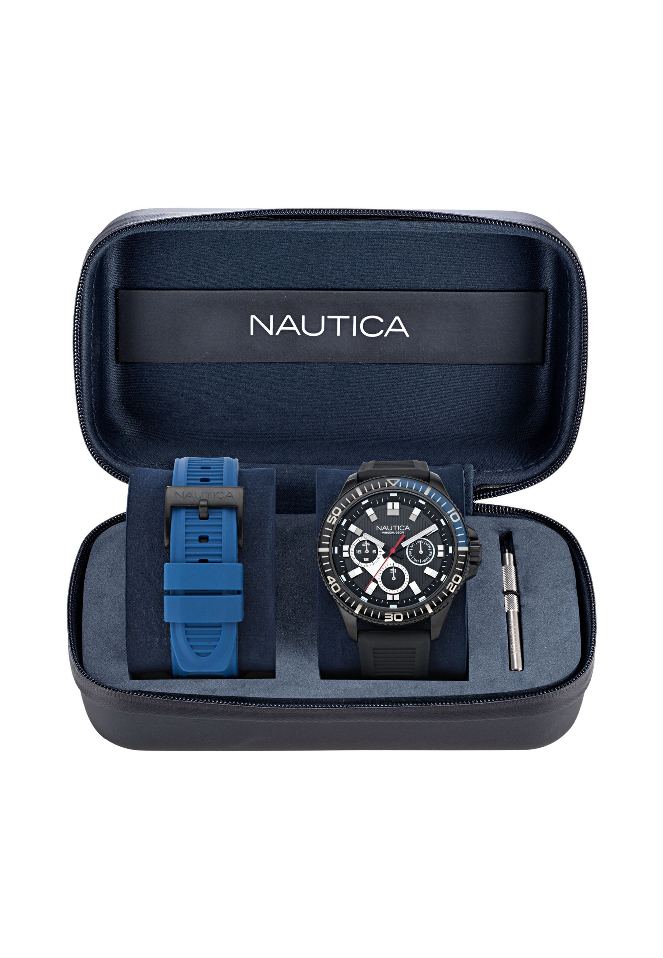 Montre à affichage analogique 'Windrose' NAUTICA en noir