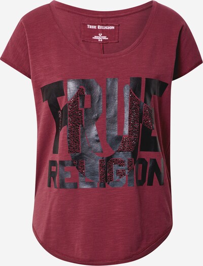 True Religion Koszulka w kolorze czerwone wino / czarnym, Podgląd produktu