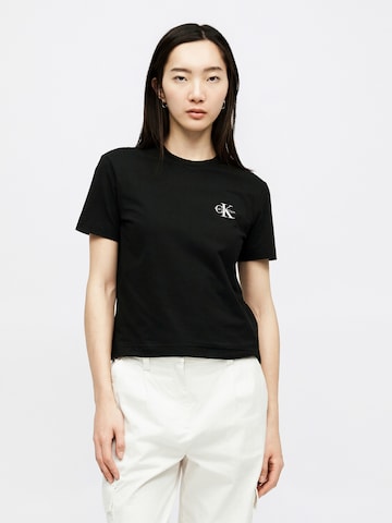 Calvin Klein Jeans Majica | črna barva: sprednja stran
