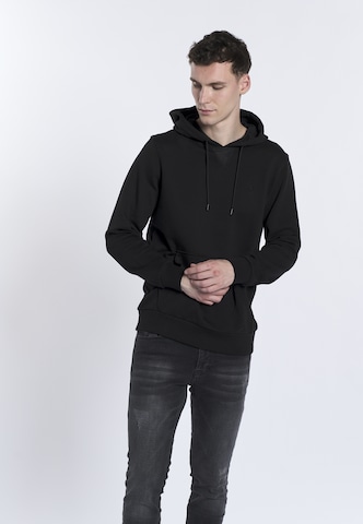 DENIM CULTURE Sweatshirt 'Hector' i svart