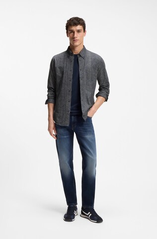 BOSS Slim fit Button Up Shirt in Blue