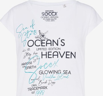 Soccx Shirt in White: front