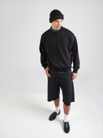 WEEKDAY Sweatshirt i sort