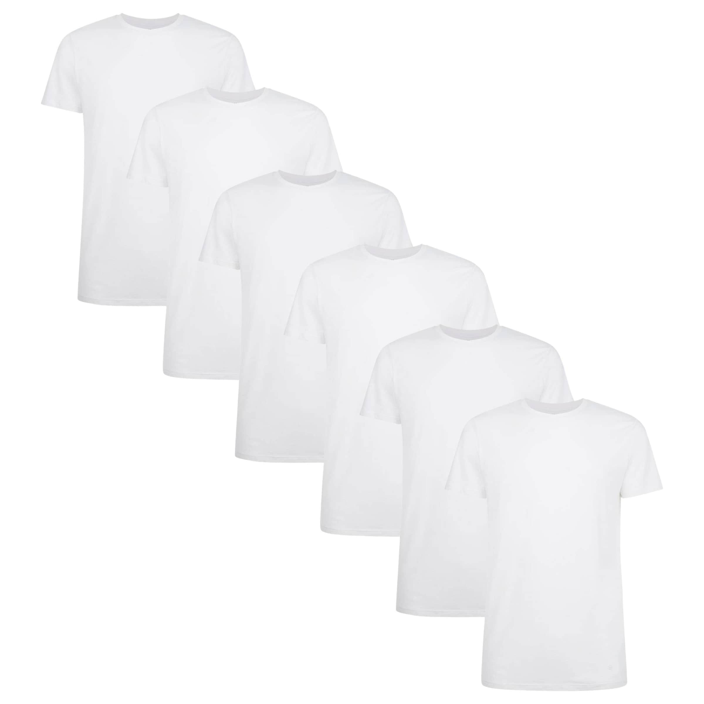 Maglietta di Bamboo basics in bianco: frontale