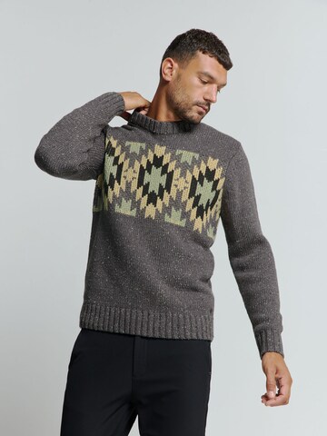 No Excess Pullover in Grau: Vorderseite
