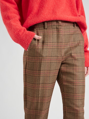 Weekend Max Mara regular Bukser med fals 'REVERE' i brun