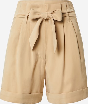 BRUUNS BAZAAR Loosefit Shorts in Beige: predná strana