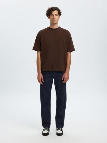 Regular Jean SELECTED en bleu