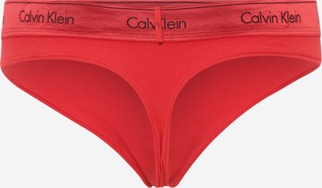 Calvin Klein Underwear Plus Thong in Red