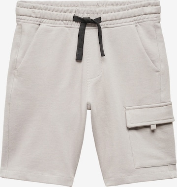 MANGO KIDS Regular Broek 'SAFARI' in Beige: voorkant