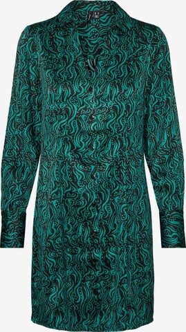 VERO MODA Košilové šaty 'KAYLA' – zelená: přední strana