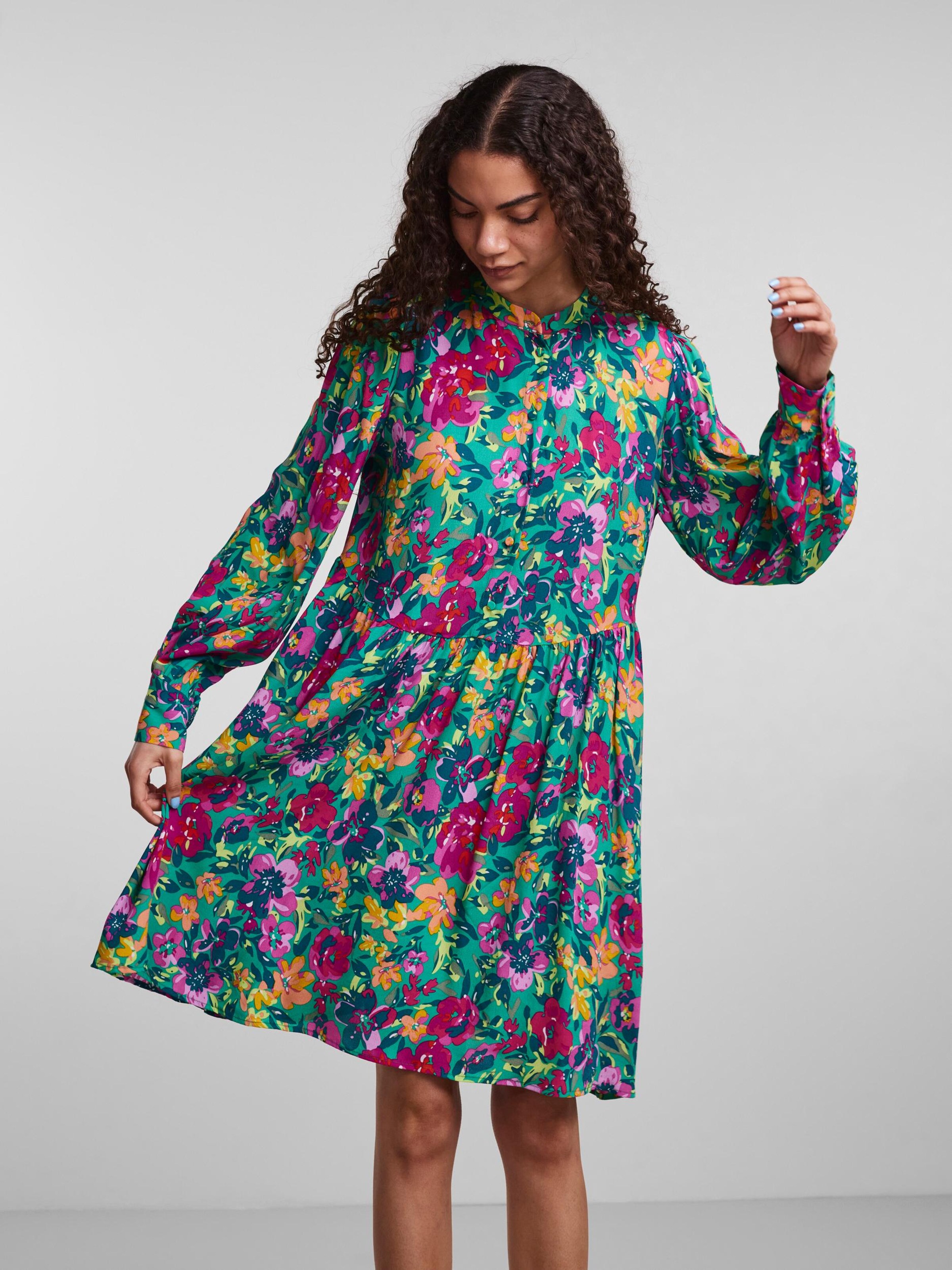 Y.A.S Shirt Dress 'Jubira' in Jade 