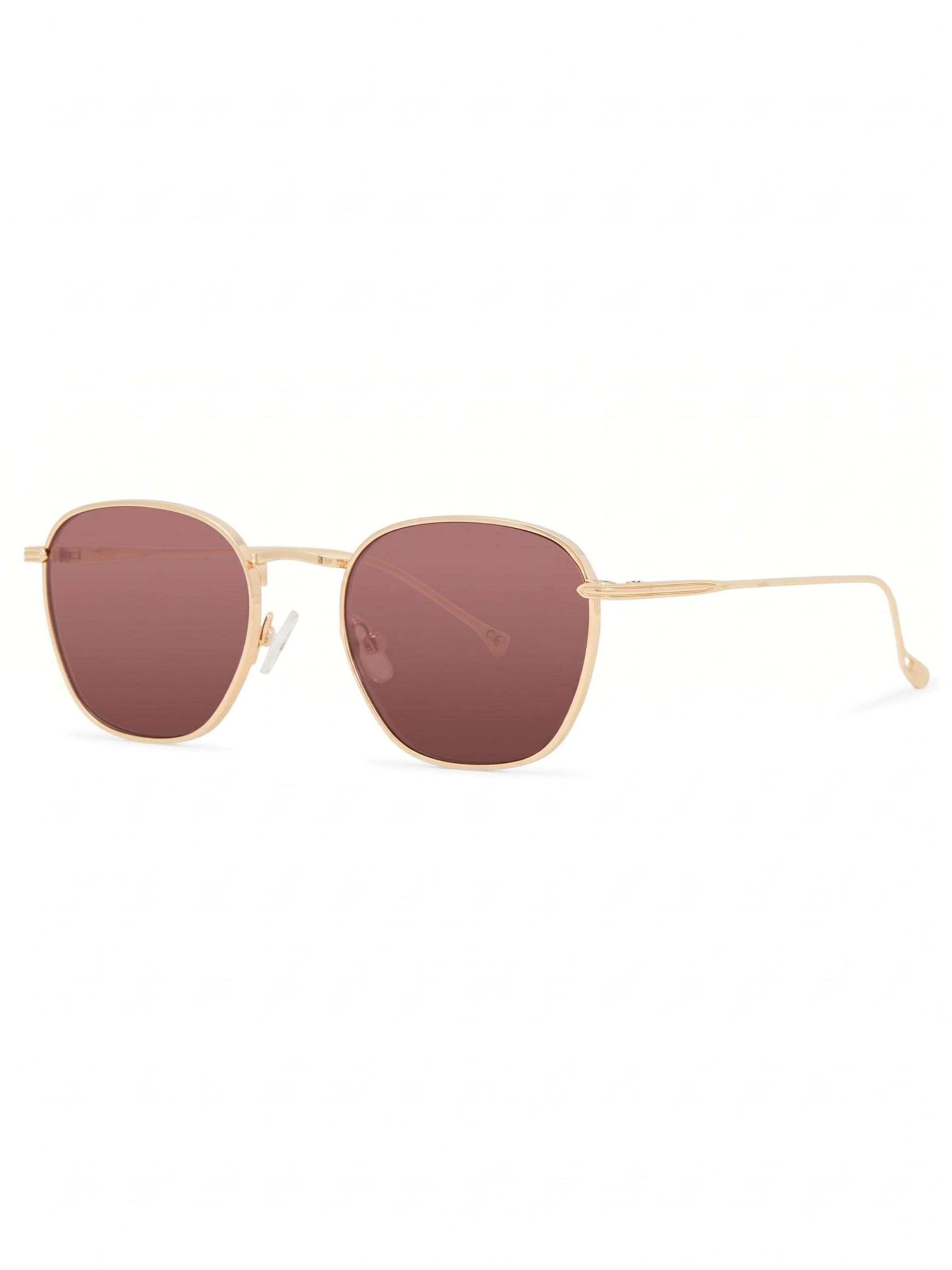 Maxte Sonnenbrille 'Solo-Solis Modern Panto Sonnenbrille'‌‌‌‌‌‌ in Braun: Vorderseite