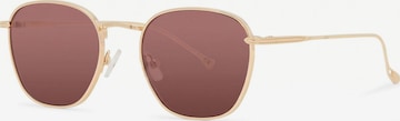 Lunettes de soleil 'Solo-Solis Modern Panto Sonnenbrille' Maxte en marron : devant