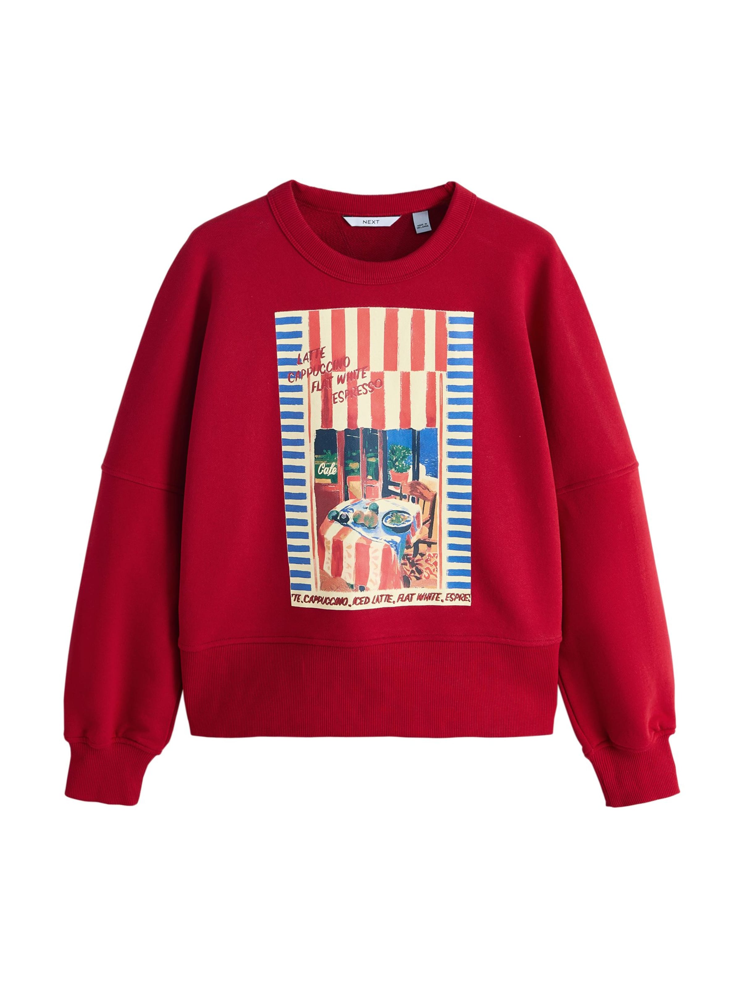 Next Majica | rdeča barva: sprednja stran