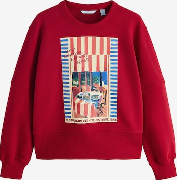 NextSweater majica - crvena boja: prednji dio