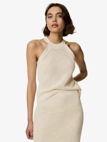 Marks & Spencer Knitted Top in Beige: front