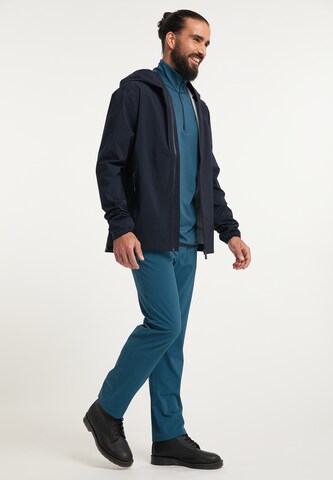 Veste outdoor PYUA en bleu