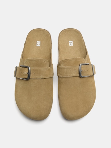 Pull&Bear Nizki natikači | bež barva