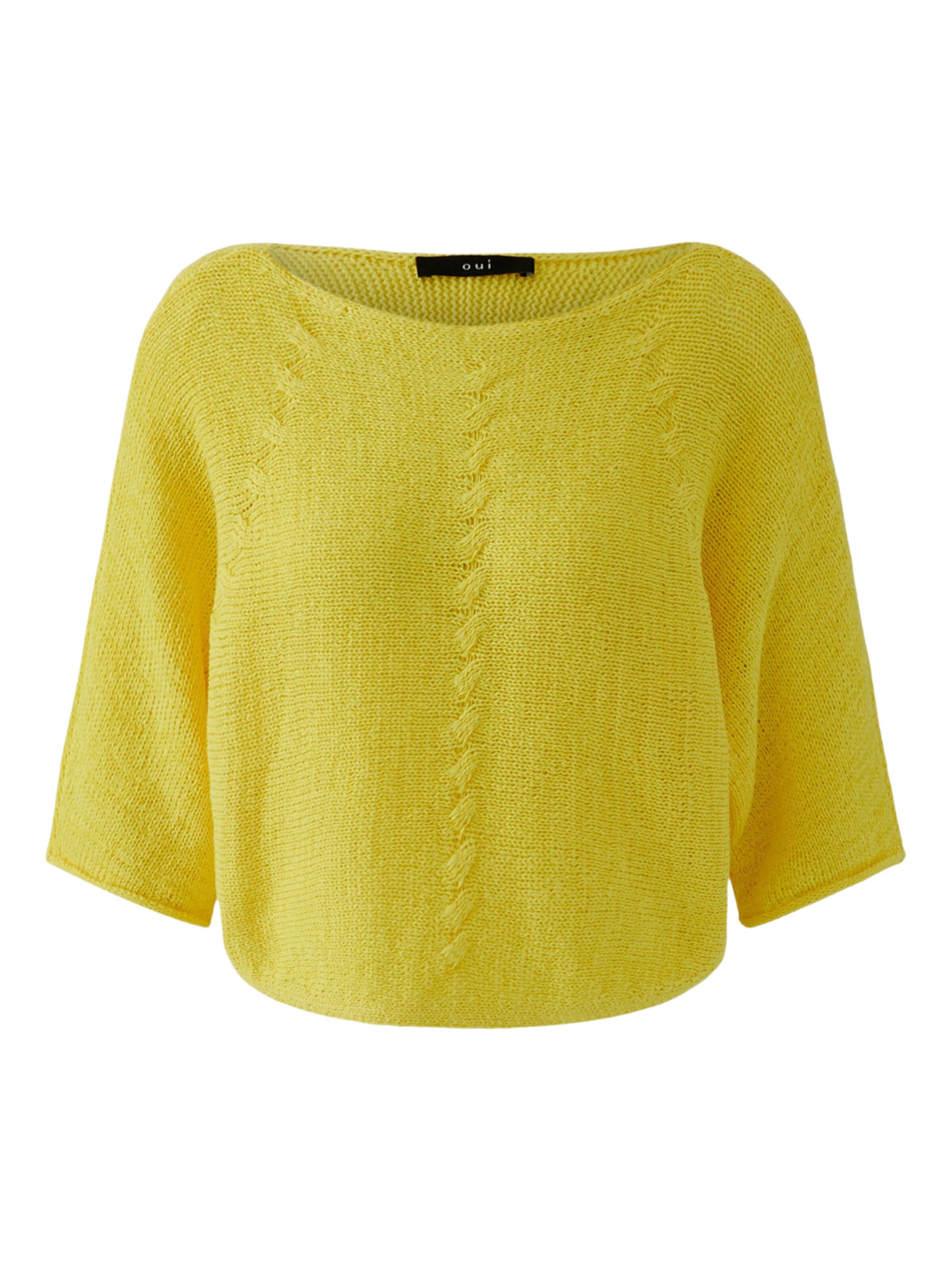 OUI Pullover in Gelb: Vorderseite