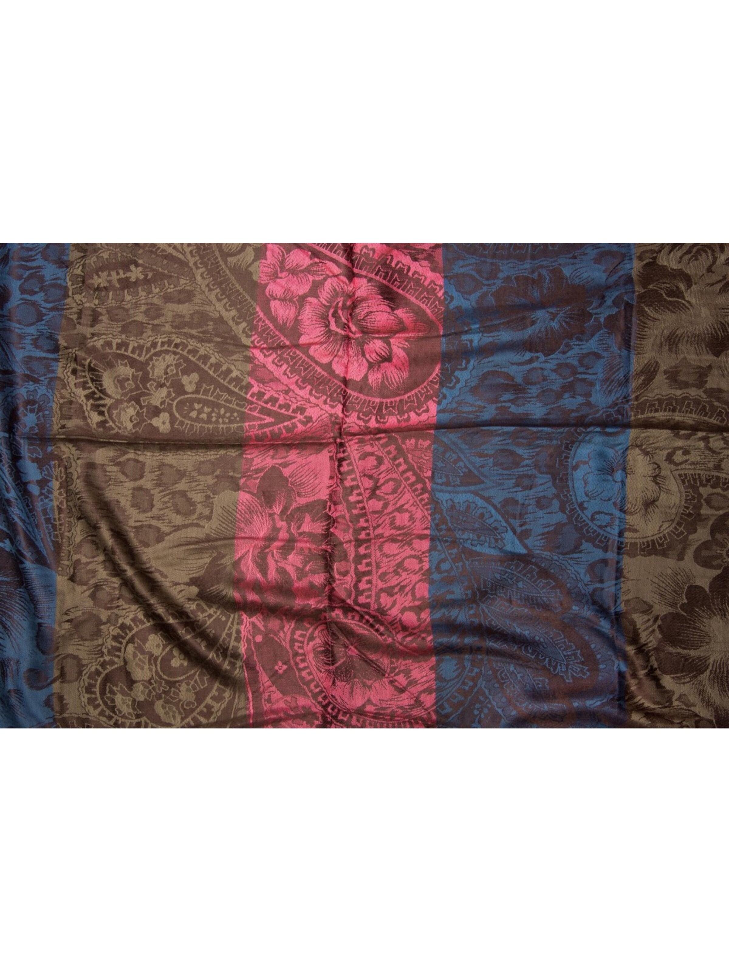 styleBREAKER Schlauchschal 'Loop mit Hibiskus Blüten und Paisley Muster'‌‌‌‌‌‌‌‌‌ in Blau