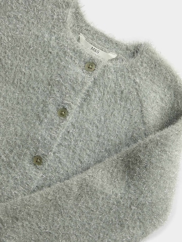 Marks & Spencer Gebreid vest in Grijs
