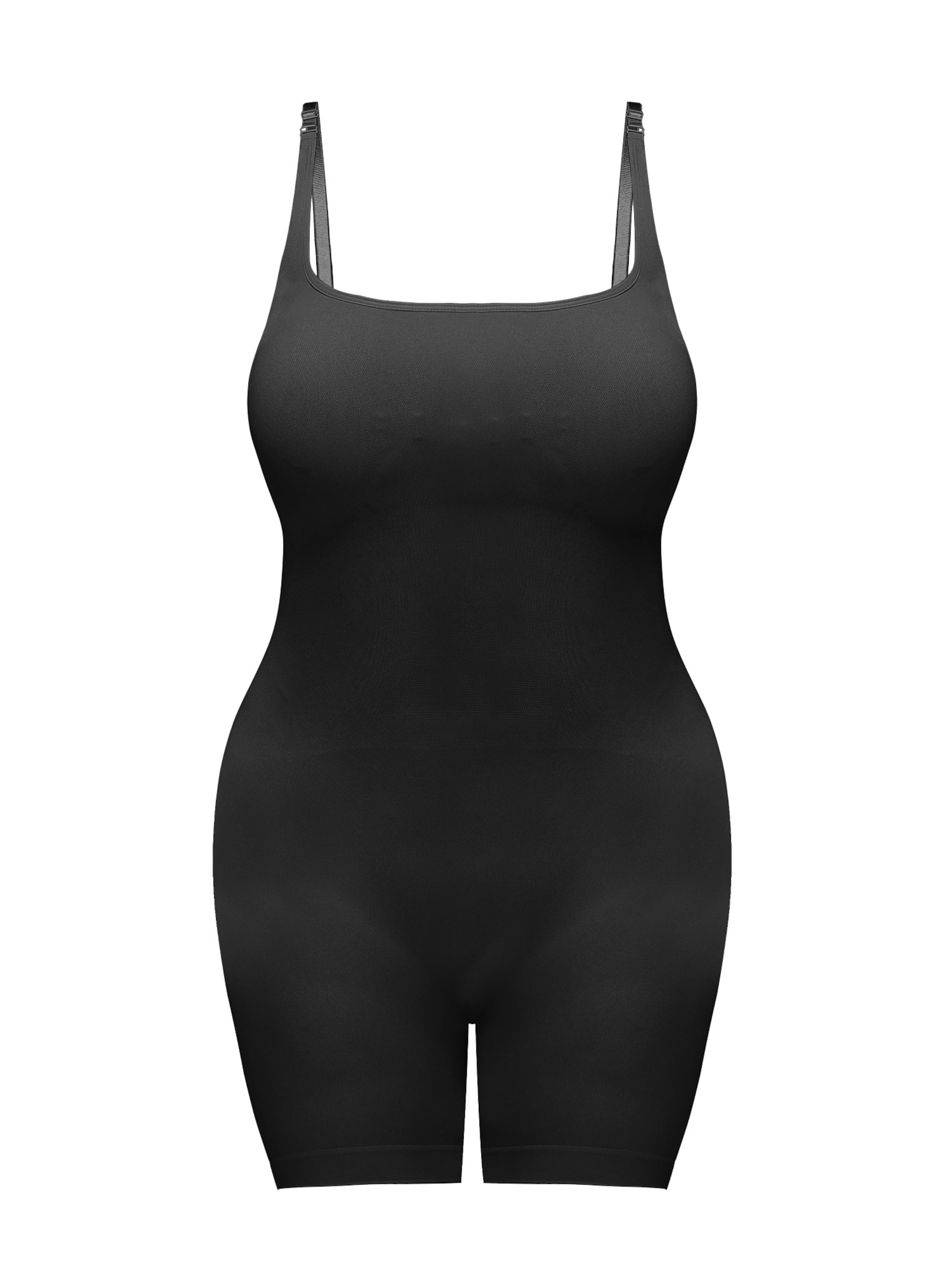 MEETWEE Shapingbody in Zwart: voorkant