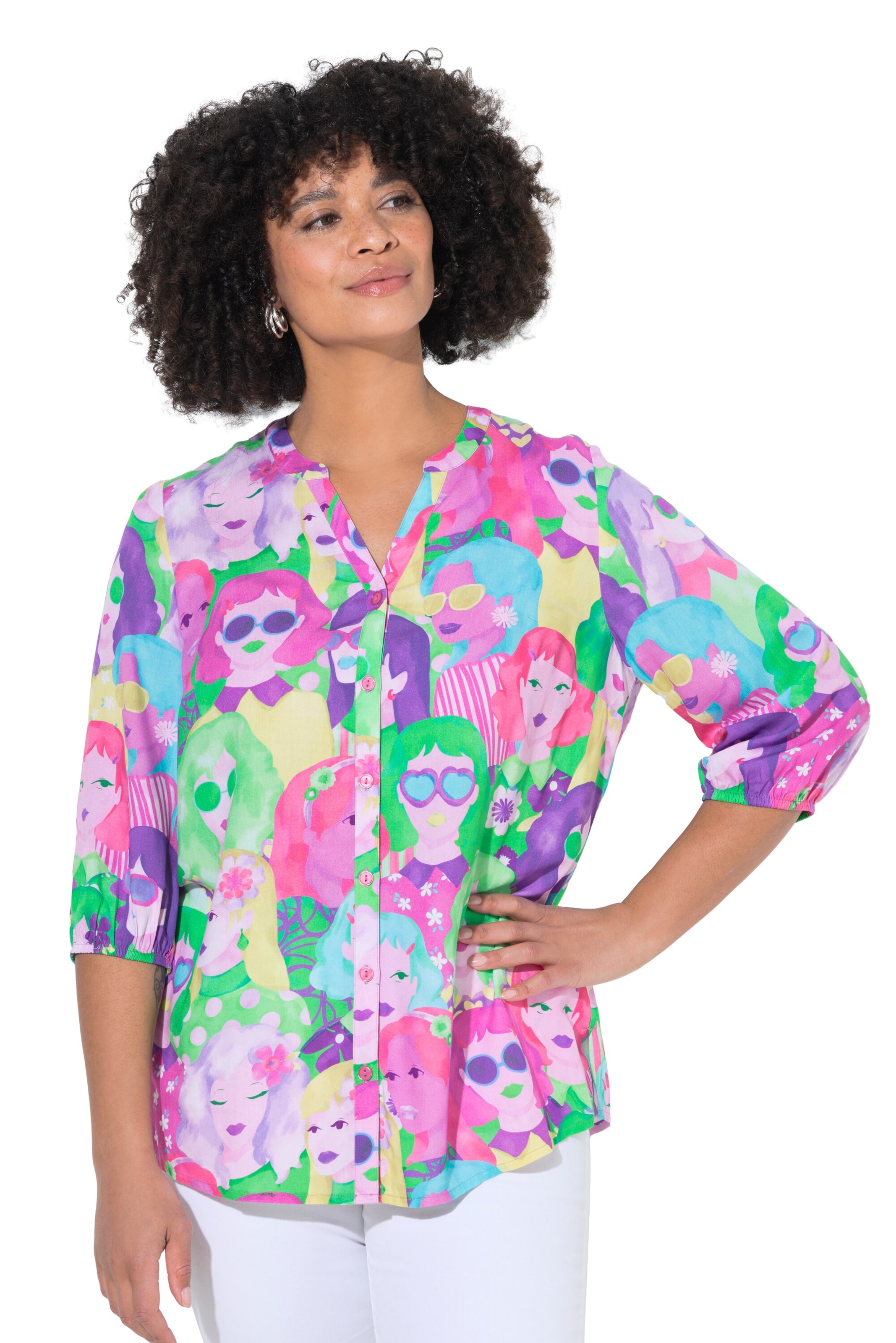 Angel of Style Tuniek in Gemengde kleuren: voorkant