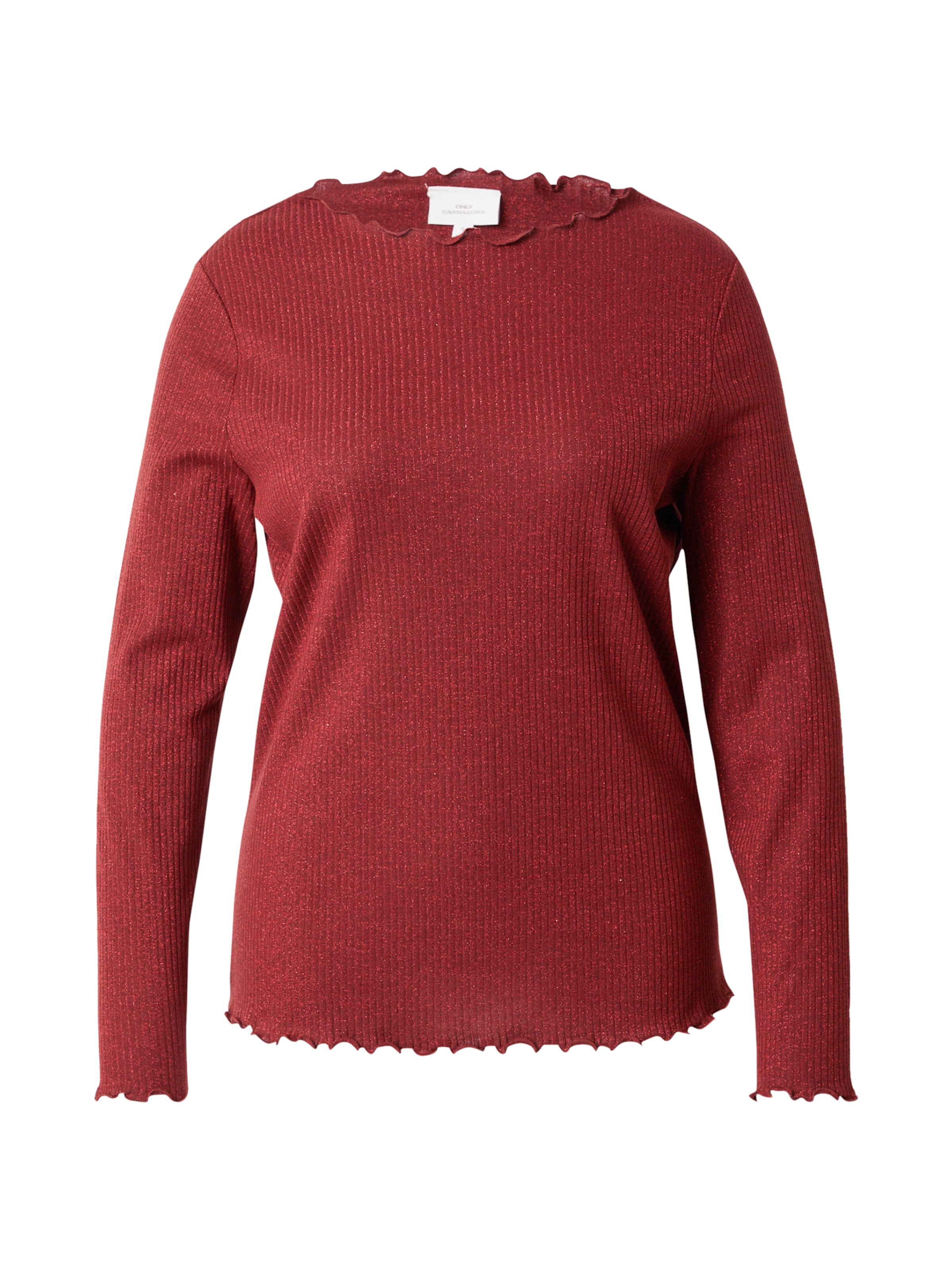 ONLY Carmakoma Тениска 'CARIDOL EMMA' в червено: отпред