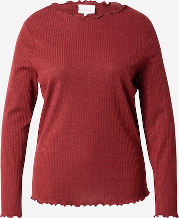 raudona ONLY Carmakoma Marškinėliai 'CARIDOL EMMA': priekis